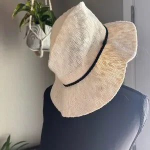 Rachel Zoe | Accessories | Rachel Zoe Cream Widebrimmed Hat  display picture 1